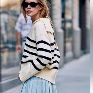 Zara Striped Women's Sweater Size S NWOT